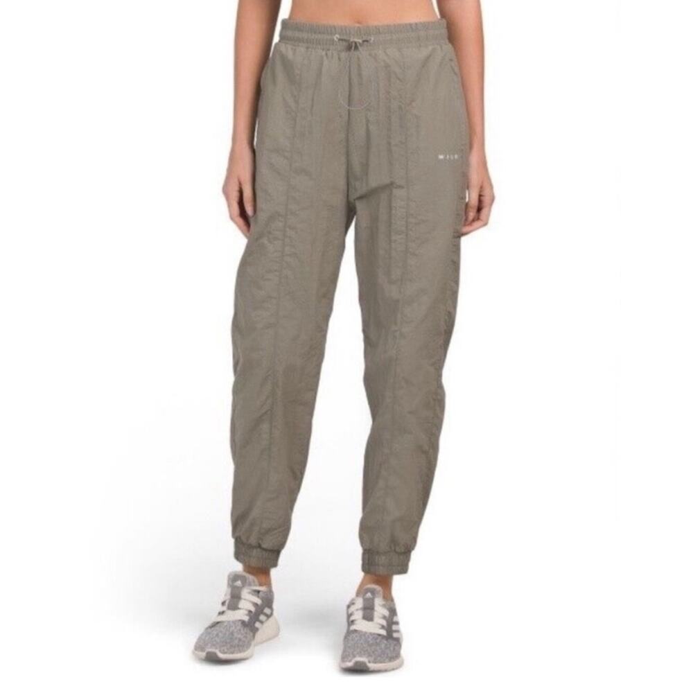 Wilo The Label Parachute Pants Sage Size XS